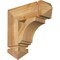 Ekena Millwork Imperial Arts & Crafts Rough Sawn Bracket, Western Red Cedar, 4"W x 14"D x 14"H BKT04X14X14IMP03RWR - alternate 1
